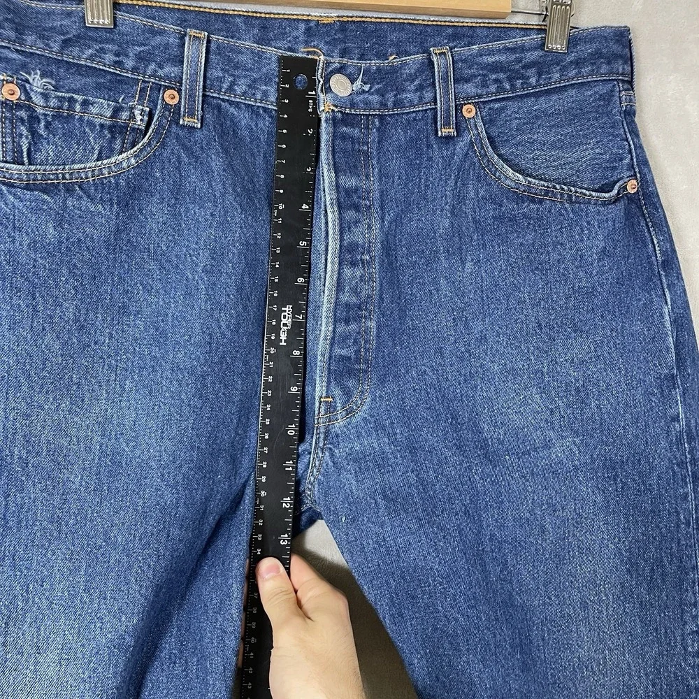 Vtg Levis 501xx Jeans Mens 38x30 (fit 34x27) Made in USA 501-0000 DARK WASH